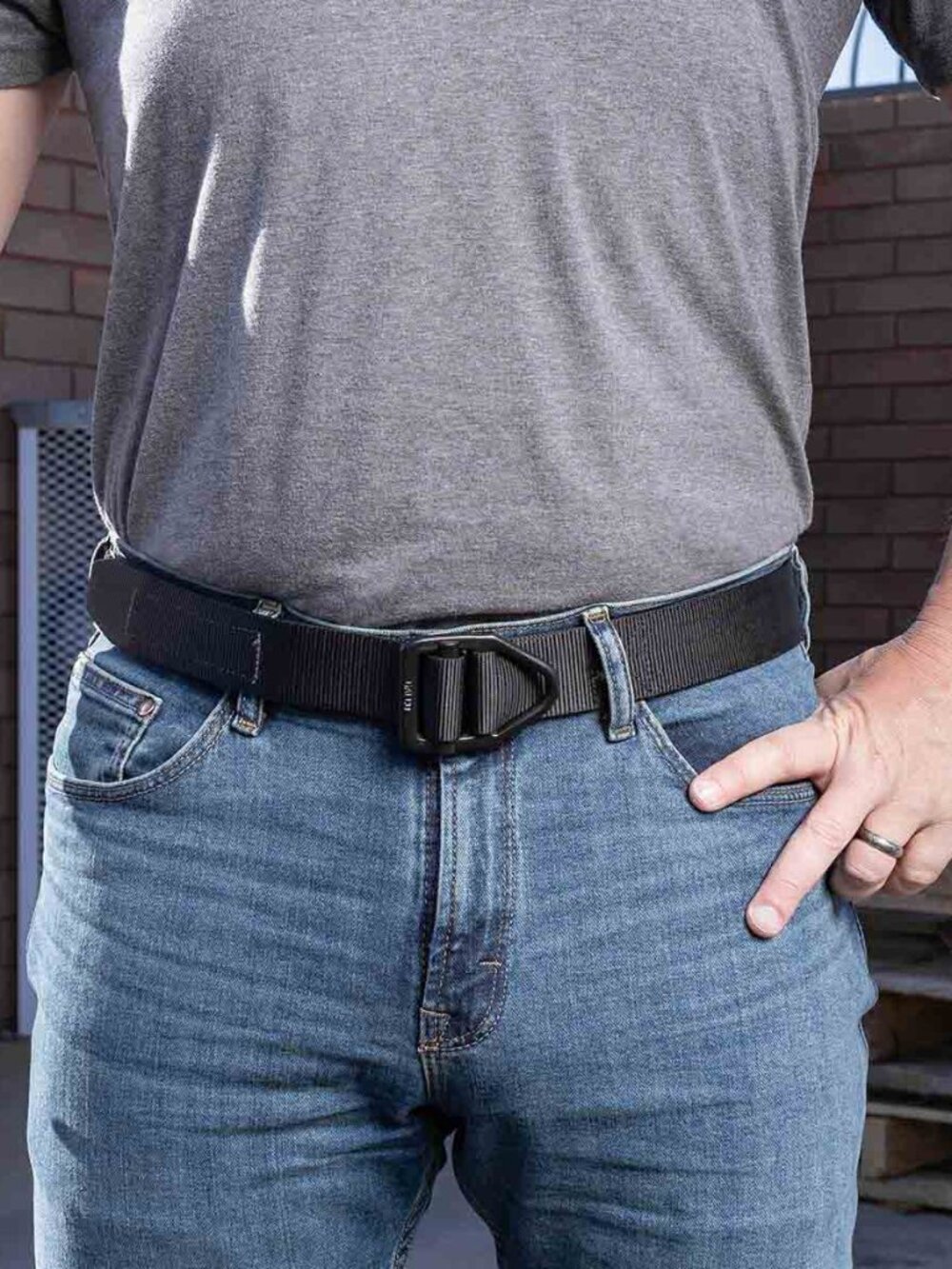 Galco Holsters Mens Large (33-41) Black Belt Nylon NR INSTRUCTORS 1.5"